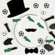 thumbnail image 5 of FELTECHELECTR 50 piezas de decoración para fiesta de fútbol, camiseta de fútbol, zapatos deportivos, lentejuelas, adornos brillantes, 5 of 6