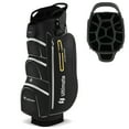 thumbnail image 1 of Patiojoy 15-Way Golf Cart Bag Golf Club Bag with 15 Ways Organizer Divider Top 7 Zippered Pockets Cooler Bag Umbrella Holder Rain Hood Black + Yellow, 1 of 8