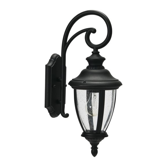 Robert Stevenson Lighting Robert Stevenson Lighting Prestwick - Metal and Glass Outdoor Light, Matte Black