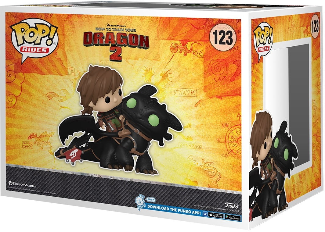 FUNKO POP! Rides Deluxe: How to Train Your Dragon - Hiccup w/ Toothless