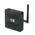 thumbnail image 1 of TOX3 Android TV Box, Amlogic S905X4, 4GB RAM 32GB ROM, Android 11, Wi-Fi 6, BT5.2, 4K Ultra HD, HDR10+, IR Remote Control, 1 of 8