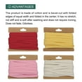 thumbnail image 3 of Uxcell 1/4 Inch Double Fold Bias Tape for Sewing Hemming Binding Crafts (Warm White,Pink,Light Yellow,Deep Red 12 Yards), 3 of 6