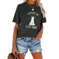thumbnail image 2 of XCHQRTI Women Llama Shirt Funny Graphic Llamast'ay Letter Print Tees, 2 of 8