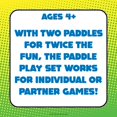 thumbnail image 4 of Set de pádel Koosh Beach Toys, juegos al aire libre para adultos y niños mayores de 4 años, 4 of 8
