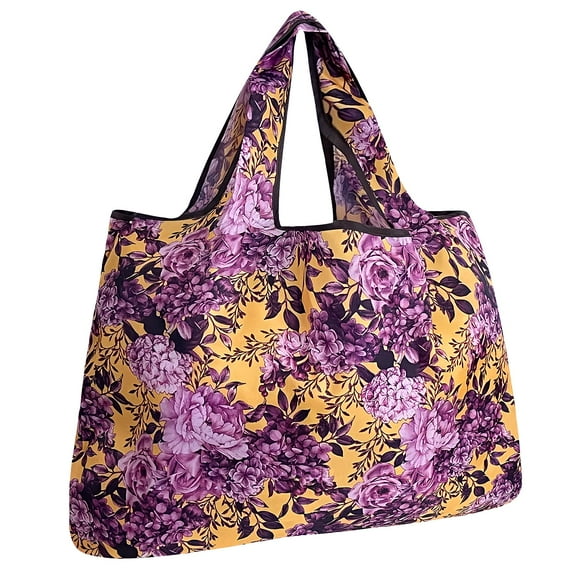 Bolsa de supermercado reutilizable Allydrew, grande, plegable, de nailon