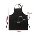 thumbnail image 3 of Chef Apron Set, Chef Hat And Kitchen Apron Adult Adjustable Apron With Butcher Hat Baker Costume Kitchen Pocket Apron For Men And Women (black), 3 of 4