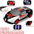 thumbnail image 2 of AIGIA 1:24 Scale Remote Control Car RC Drift Car 2.4GHz 4WD 15KM/H High Speed Two Batteries and Extra Tires Toys, 2 of 5