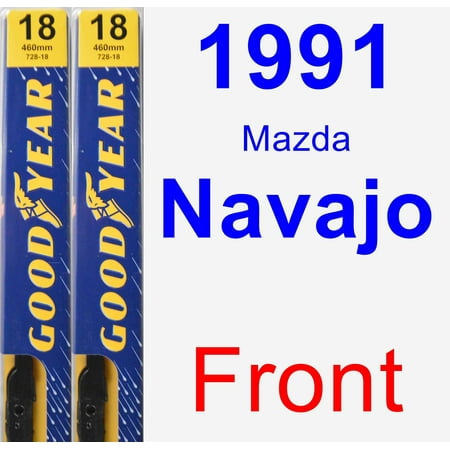 - 1991 Mazda Navajo Wiper Blade Set/Kit (Front) (2 Blades) - Premium