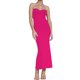 thumbnail image 1 of VISgogo Vestido Delgado para Mujer Color Sólido Cruzado Hombro Diseño Punto Versátil Elegante Vestido de Cóctel VISgogo moda, 1 of 9