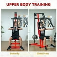 thumbnail image 6 of Resenkos Chest Press and Fly Machine for Pectoral and Shoulder Workouts - Red, 6 of 7