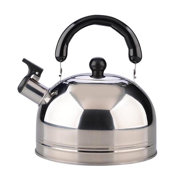 Akoyovwerve Whistling Tea Kettle Thickened Stainless Steel Flat