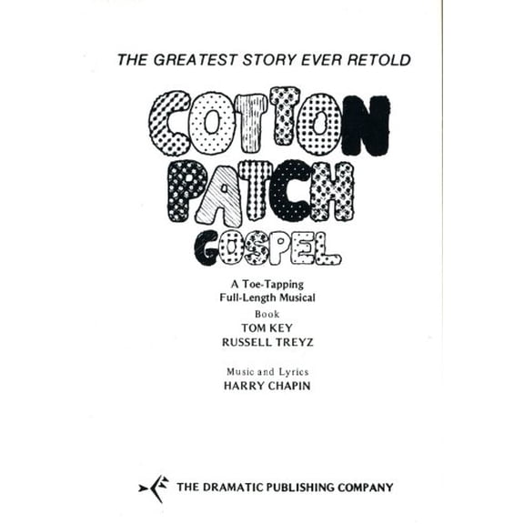 Pre-Owned Cotton Patch Gospel : Musical (Paperback) 0871292440 9780871292445