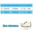 thumbnail image 3 of Baby Boots Children Floor Cotton Plus Velvet Thick Warm Soft Soles Cute Shoes For Boys Girls Size 12-18 Months, 3 of 8