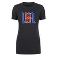 thumbnail image 2 of USA T-shirts, Women's 4th of July Shirts, Red White and Blue Patriotic Shirts - Charcoal MH200WPATRIOT S12 M, 2 of 3