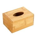 thumbnail image 1 of Caja de pañuelos de madera Caja de papel Caja de almacenamiento de escritorio multifuncional Caja de papel publicitaria creativa Caja de pañuelos para automóvil, 1 of 2