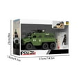 thumbnail image 7 of syligr 6-Wheel Police Truck Inertia Powered with LED Lights & Sound, Push and Go Vehicle Toy for Boys Age 5-10,Armored Car Model with Realistic Detail for Christmas Birthday Kid Gift, 7 of 7