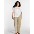 thumbnail image 2 of Terra & Sky Women's Plus Notch Neck Femme Puff Sleeve Top, Sizes 0X-5X, 2 of 5