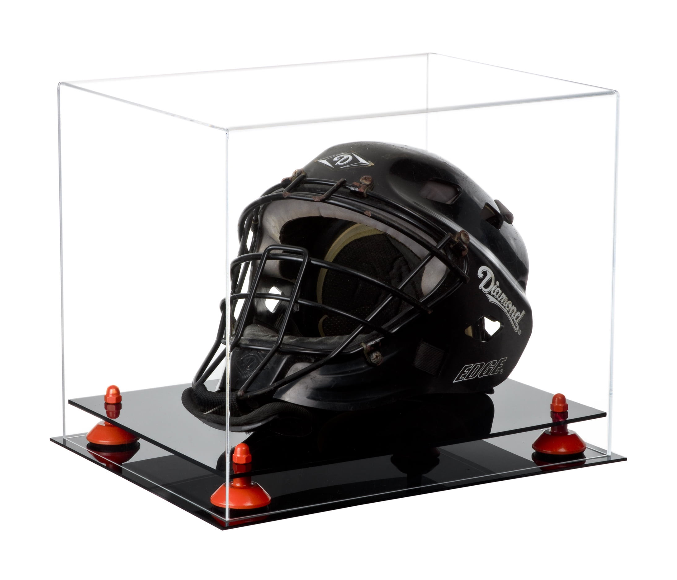 Better Display Cases Deluxe Clear Acrylic Catchers Helmet Display Case