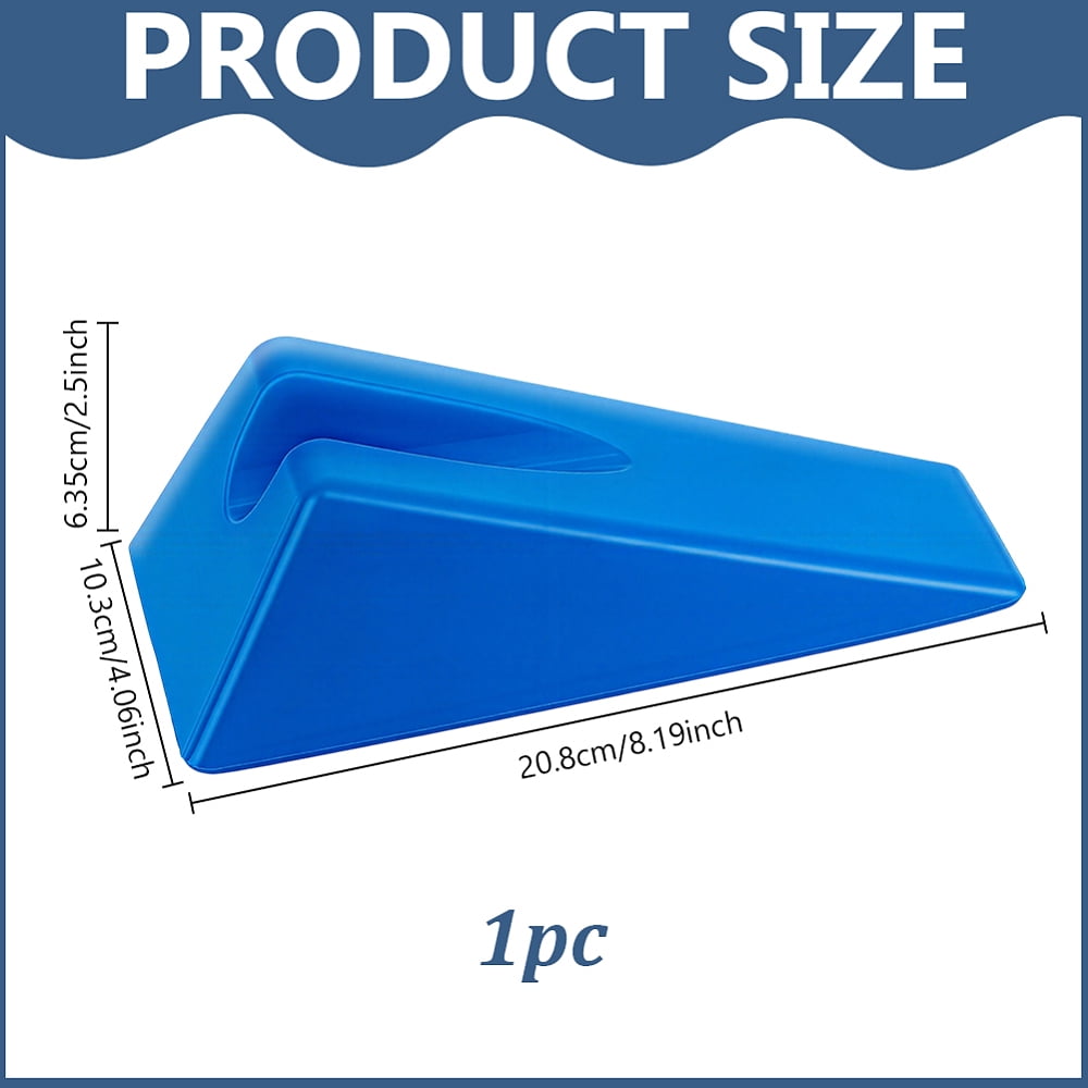 Rubber Triangle Therapy Non Slip Wedge Pillow Blue 208x103x63.5mm diy