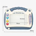 thumbnail image 5 of Kids Magnetic Doodle Board With Magnetic Pen + 4 Stamps Early Educational Toys Gifts, 5 of 5