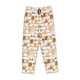 thumbnail image 6 of Uemuo Cute Bee Gnome2 Pattern Women's Wide Leg Palazzo Lounge Pants with Pockets Light Weight Loose Comfy Casual Pajama Pants-Large, 6 of 9