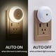 thumbnail image 4 of Lámparas de pared, 2 unidades, luz nocturna con control de luz, enchufables, aptas para pasillos, escaleras, baños y cocinas, con sensor de luz., 4 of 6