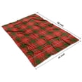 thumbnail image 4 of Red Green Checkerboard Checkered Pattern Blanket,Comfortable Soft Flannel Throw Blanket,All Season,Warm Lightweight Blankets for Sofa Bed Couch Living Room Chair,40"x50", 4 of 4