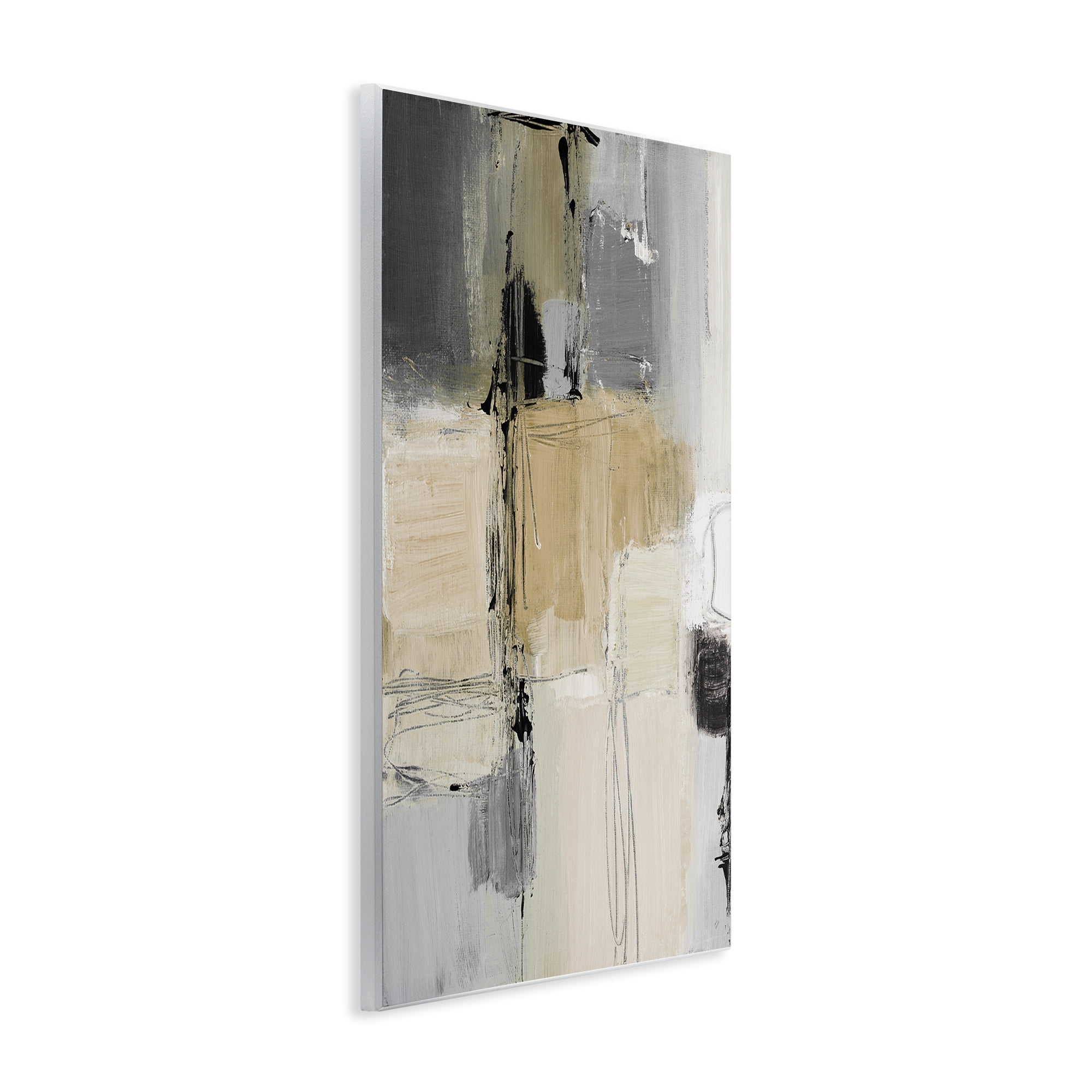 Stupell Industries Rustic Organic Abstraction Abstract Painting Unframed Art Print Wall Art, 10 x 15
