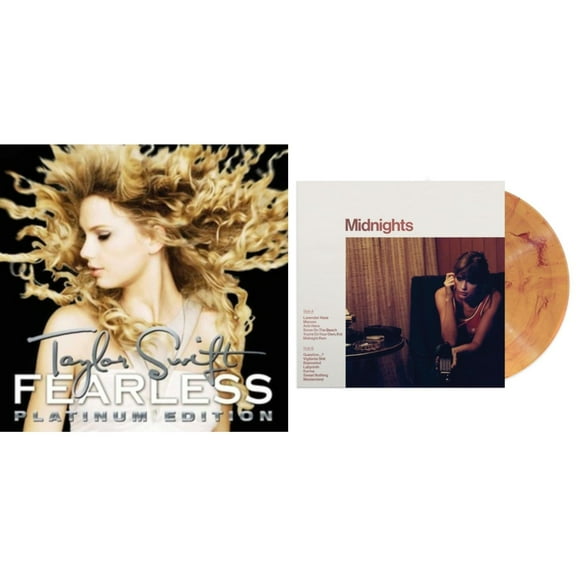 Fearless Platinum Edition & Midnights (X) (Blood Moon LP Vinyl)