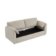 thumbnail image 5 of MAYEERTY Modern Corduroy Sleeper Sofa Bed, Pull Out, Multi-Functional Recliner Couch Bed for Living Room, Brown, 5 of 12