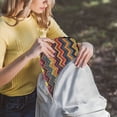 thumbnail image 5 of FORMRS 13"-13.3" Laptop Sleeve Protective Case Soft Carrying Quilted Computer Bag Cover, Brown Geometric, 5 of 7