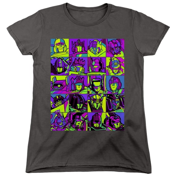 Transformers - Transformer Squares - Women's Short Sleeve Shirt - Small