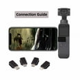 thumbnail image 7 of CY 4pcs/set Type-C Micro 8P Adapter for Osmo Pocket 1 2 Connector Interface Handheld Gimbal Camera Accessories, 7 of 7
