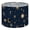 Color 4, variant on Linen Drum Lamp Shades Celestial Golden Moons Stars Clouds Dark 13" x 13" x 10" Lampshade for Table Lamps Floor Lamps Lamp Shade Replacement Easy Assembly Required