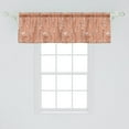 thumbnail image 2 of Ambesonne Botanical Valance Pack of 2, Plants Herbs and Flowers, 54"X18", Salmon Dark Brown, 2 of 3