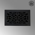 thumbnail image 2 of Renovators Supply Black Air Vent Registers, Grilles and Vents 16" x 10" Cast Aluminum Wall/Ceiling/Floor Vent Register, 2 of 10