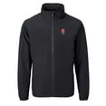 thumbnail image 2 of Men's Cutter & Buck  Black NC State Wolfpack Alumni Logo Charter Eco Knit Recycled Full-Zip Jacket, 2 of 3