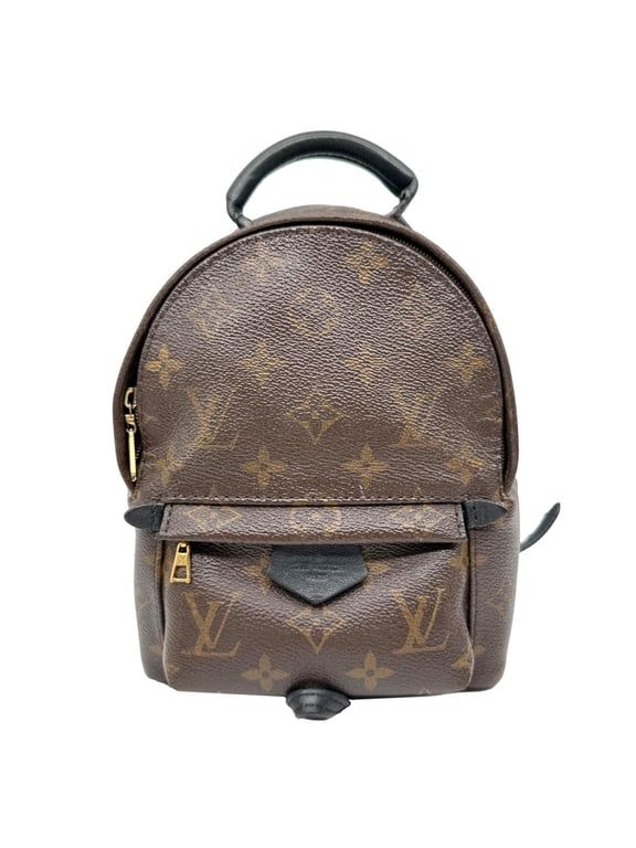 Pre-Owned Louis Vuitton Palm Spring Mini Monogram Canvas Backpack Brown
