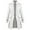 White Jacket for Men, variant on Men's Gothic Coat Medieval Slim Trench Coat with Pocket Long Sleeve Jacket Button-up Stand-up Collar Coat Solid Color Black-A XXXL