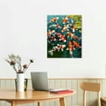 thumbnail image 3 of ONETECH Feng Shui Nine Koi Fish Lucky Landscape Poster Painting on Canvas Wall Art Living Room Decoration Home Decor, 3 of 5