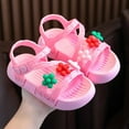 thumbnail image 2 of TUOBARR Sandals for Toddler Girls,Summer Girls' Sandals Anti-skid Soft Soles Small Medium And Large Children's Flower Decorative Princess Shoes Pink 5-6 Years, 2 of 5