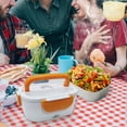 thumbnail image 1 of Chauffe-plat Portable Isolé, Contenant de Repas pour Voyage en Plein Air, Camping, Randonnée avec Température Réglable et Batterie Rechargeable, 1 of 5