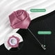 thumbnail image 2 of Uxcell 1-Pack Insignias de Flor para Hombres, Pin de Boutonnieres de Rosa para Bodas/Bailes/Fiestas [Pasta de Frijol Rojo], 2 of 7