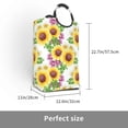 thumbnail image 3 of KLL Sunflowers Laundry Hamper,Large Canvas Fabric Lightweight Storage Basket Toy Organizer Dirty Clothes Collapsible Waterproof, 3 of 6
