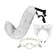 thumbnail image 2 of 3 piezas de accesorios decorativos para disfraz de Halloween con orejas y cola de gato gris Yuyangstore disfraz de cosplay, 2 of 8