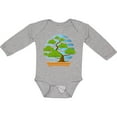thumbnail image 3 of Inktastic Bonsai Tree Garden Girls Long Sleeve Baby Bodysuit, 3 of 5