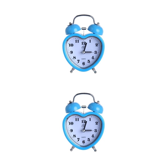Toystoory Corazón Campana Reloj Despertador Luz Nocturna Relojes Digitales Type1 NO1