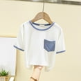 thumbnail image 5 of Godom Girls Tops Short Sleeve Comfortable Cotton Tees for Kids Summer Tee Tops, 5 of 7