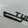 thumbnail image 6 of 2pcs 3d ABS Chrome Black Logo Turbo AMG Emblem Car Fender Badge For Mercedes Benz A45 CLA45 GLA45 Turbo AMG Sticker Accessories, 6 of 7