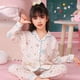 thumbnail image 2 of Conjuntos de pijamas Kuromi para niñas con estampado de dibujos animados estilo kawaii, cómodos y suaves conjuntos de ropa de casa, ropa de noche duradera a la moda para otoño e invierno, 2 of 2